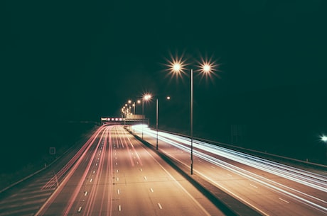 夜幕中道路上的明灯 ——— 路灯图片欣赏