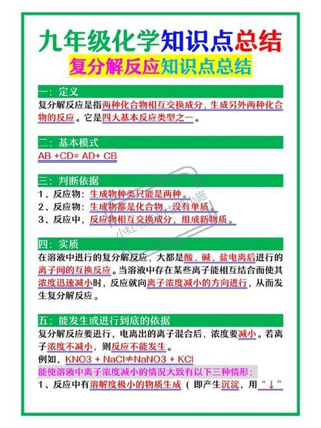 复分解反应的实质，探秘复分解反应的实质